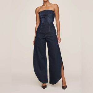 BNWT DL1961 Rori Wide Barrel High Rise 31.5" Jeans size 25